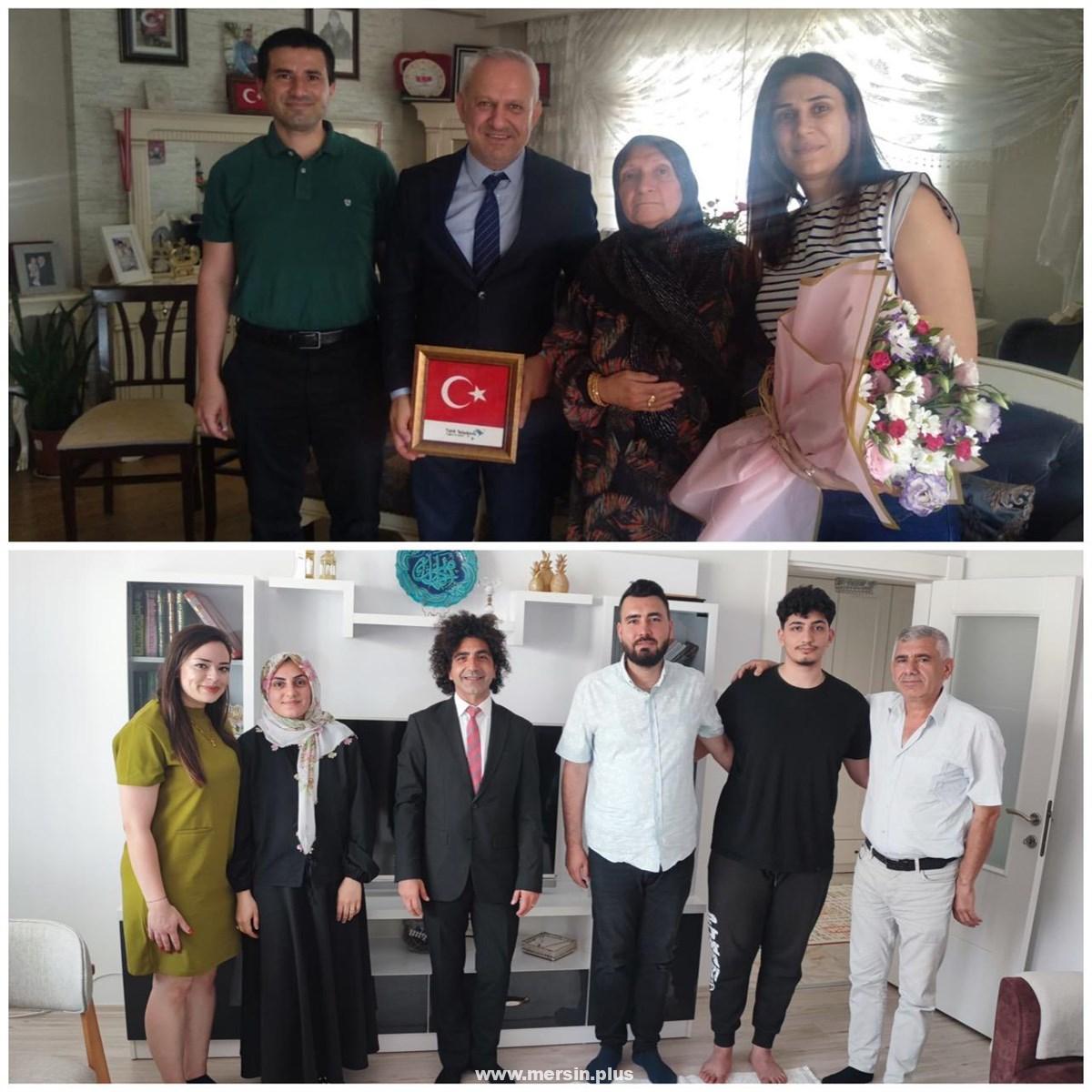Şehit ve Gazi Ailelerinin Kurban Bayramı Kutlaması Ziyaretlerle Taçlandırıldı