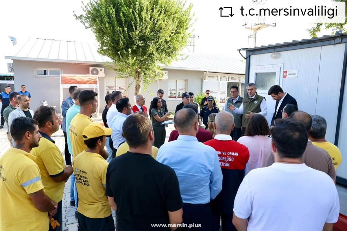 Vali Toros’tan Tarsus Hayvan Bakımevine İnceleme