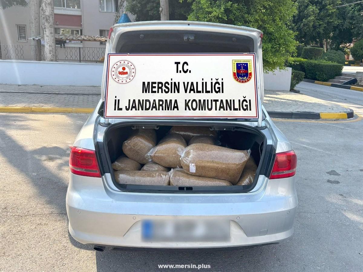 Kaçak Tütün Sevkiyatına Darbe: Jandarma Mersin’de 100 Kg Tütün Ele Geçirdi