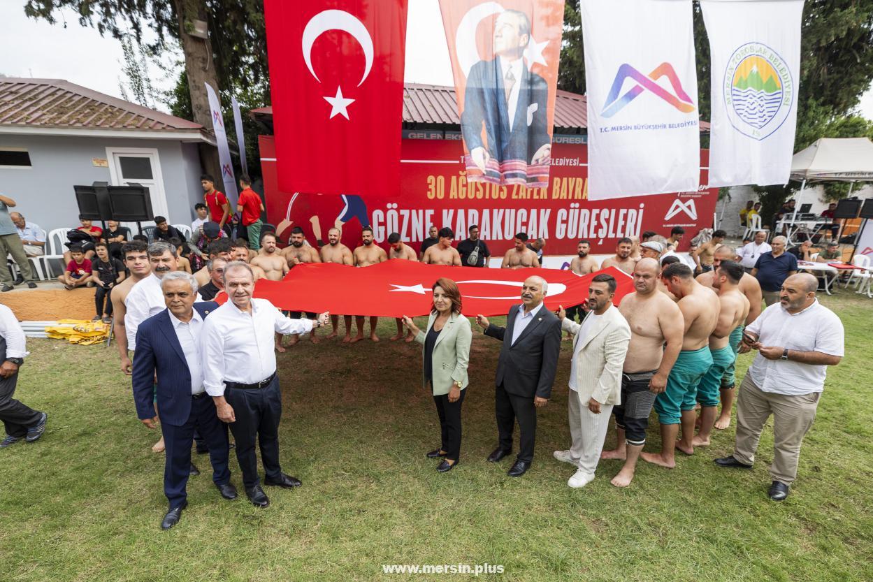 Mersin’de 30 Ağustos Coşkusu: Gözne Karakucak Güreşleri 500 Sporcuyu Ağırladı