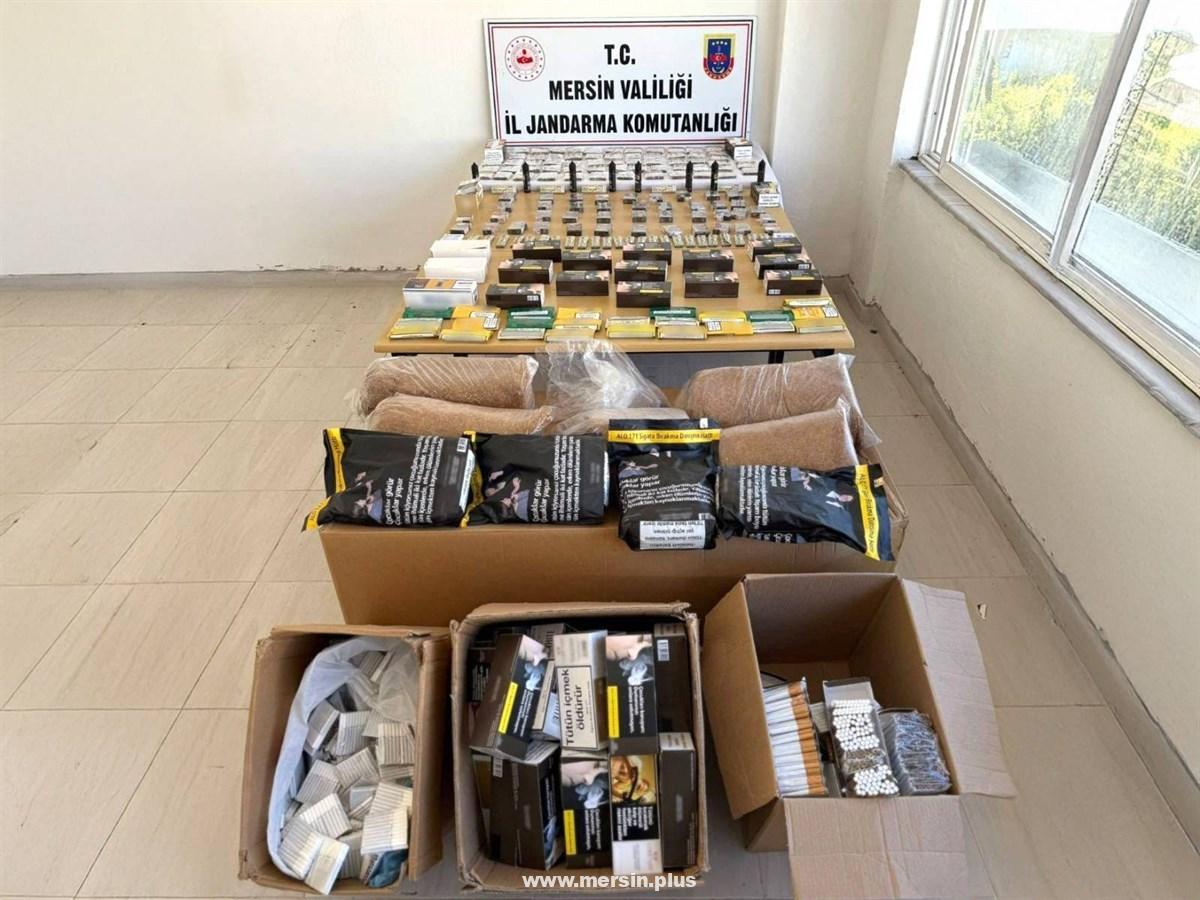 Mersin’de Kaçak Sigara Operasyonu: Binlerce Makaron Ele Geçirildi