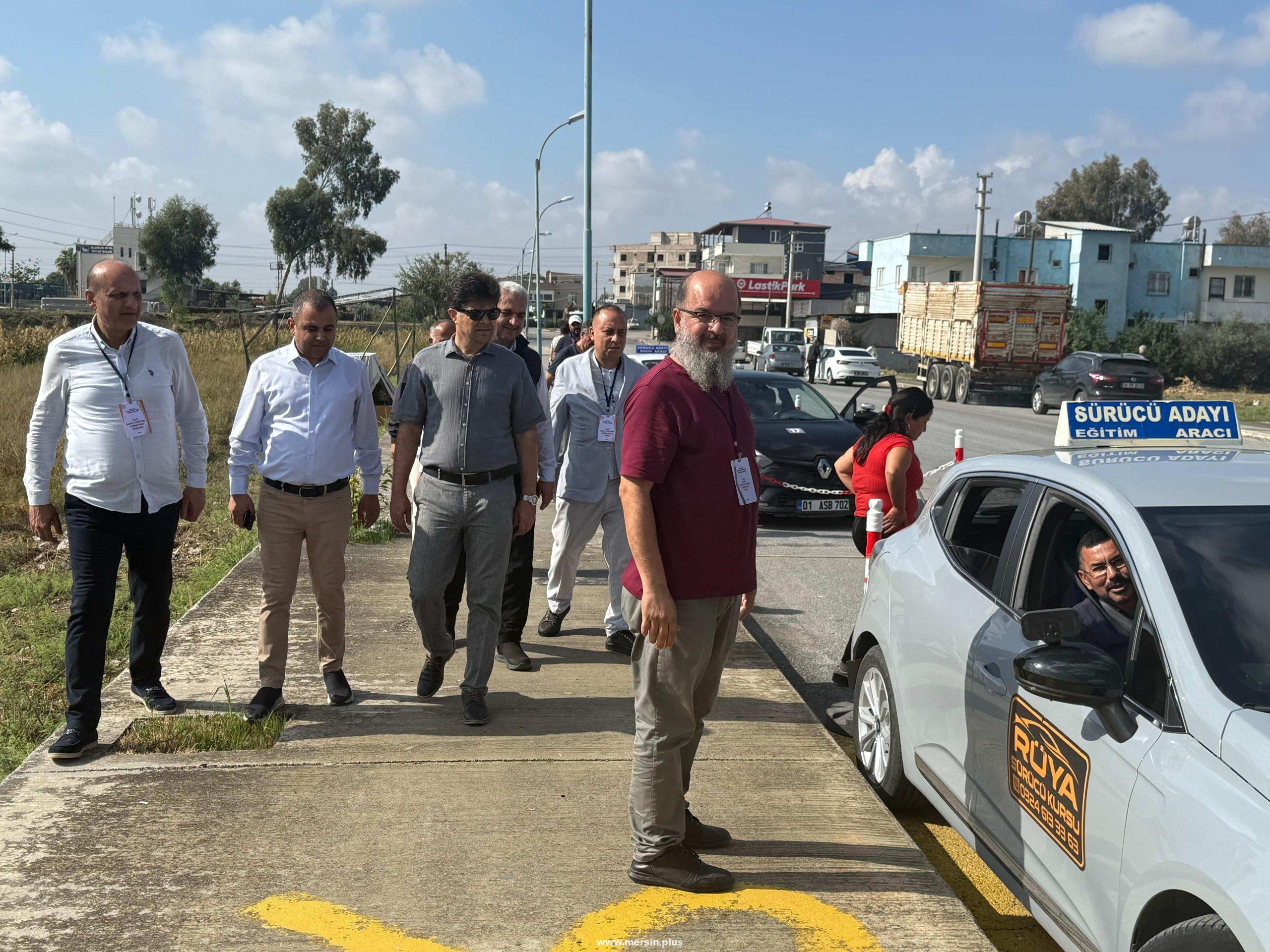 Tarsus’ta Sürücü Kurslarına İl Millî Eğitim Müdürü’nden Ziyaret