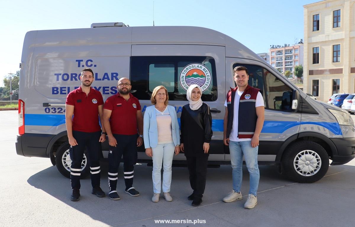 Toroslar’da Yatağa Bağımlı Hastalara Ücretsiz Ambulans Desteği