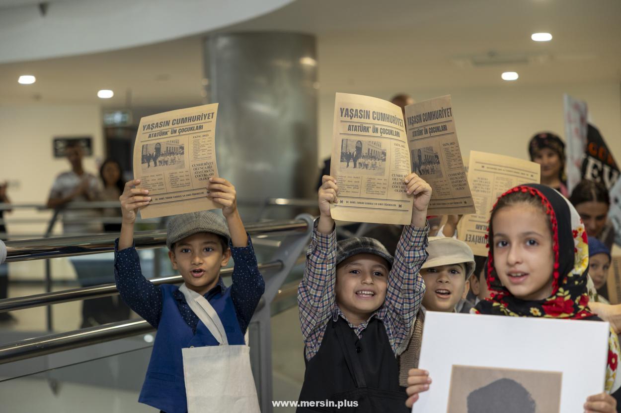 Dr. Kamil Tarhan İlkokulu Öğrencilerinden Başkan Seçer’e Cumhuriyet Ziyareti