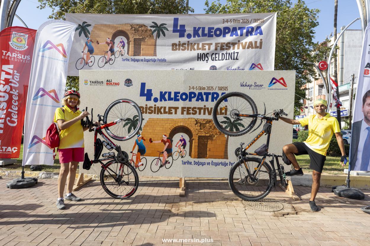 Mersin’de 4. Kleopatra Bisiklet Festivali Bisiklet Tutkunlarını Buluşturdu