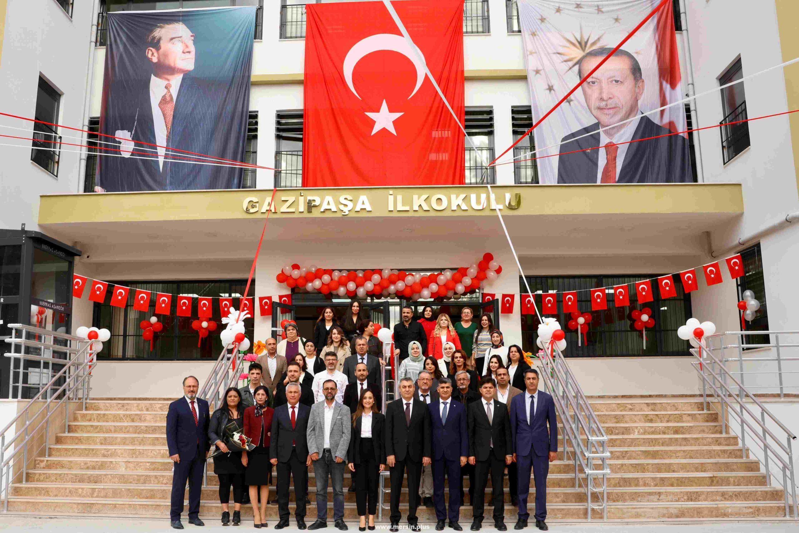 Depremde Yıkılan Gazipaşa İlkokulu Yeniden İnşa Edilerek Açıldı