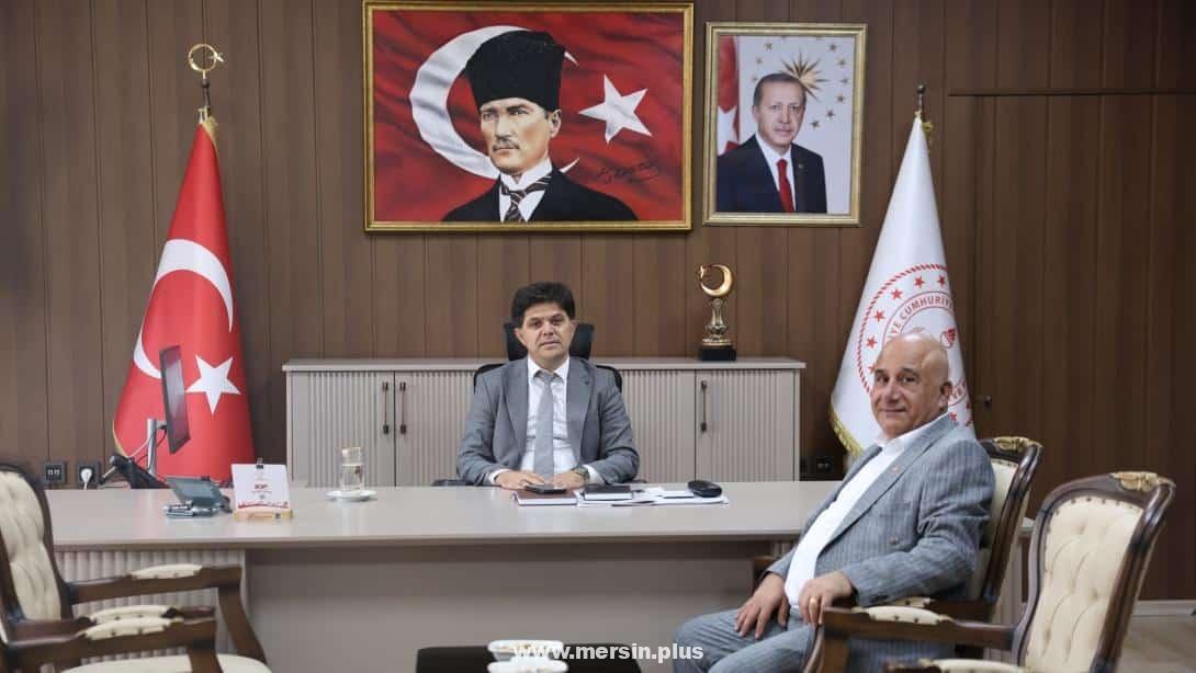 ÇETKODER Başkanı Mustafa Göktaş, İl Millî Eğitim Müdürü Özdemirci’yi Ziyaret Etti