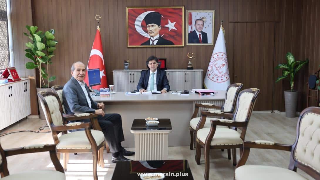 İl Millî Eğitim Müdürü Özdemirci, Mahmut Tat’ı Kabul Etti