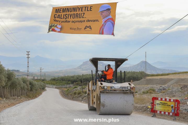 Mersin Büyükşehir Göksu’dan Çampınar’a Mut’un yollarını yeniliyor