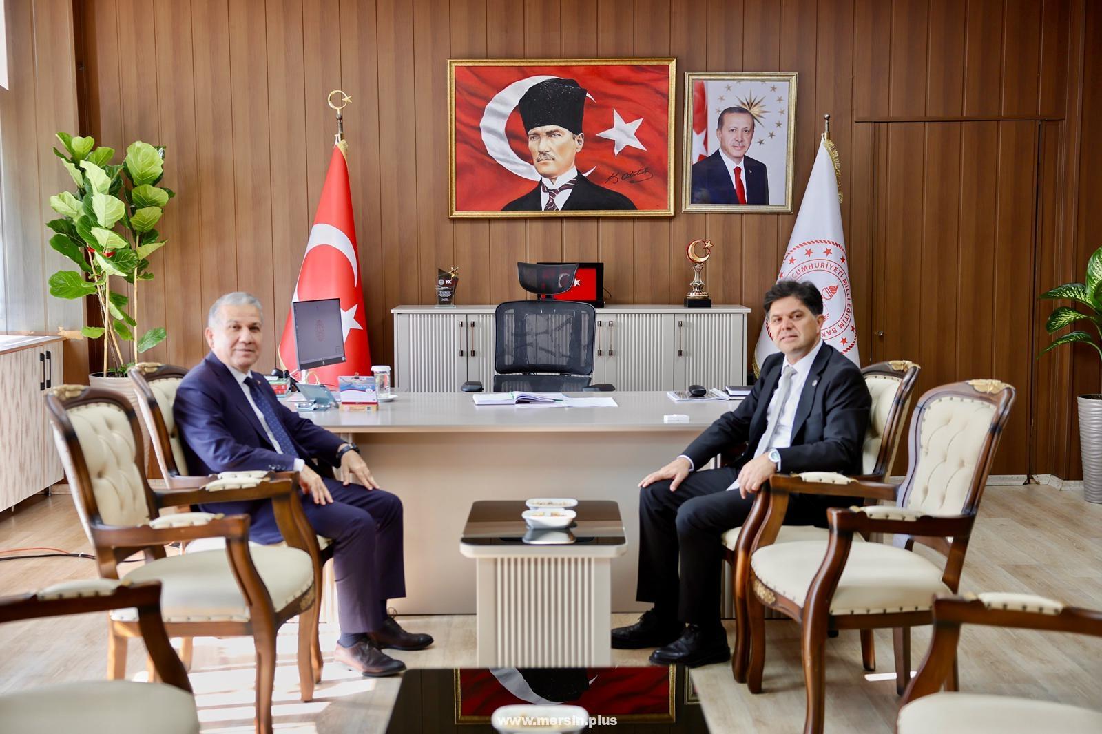 Mersin Üniversitesi ve İl Millî Eğitim Müdürlüğü Arasında İş Birliği Görüşmesi