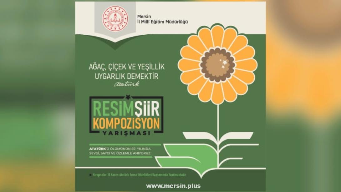 Mersin’de 10 Kasım Atatürk’ü Anma Haftası: Resim, Şiir ve Kompozisyon Yarışması Sonuçlandı