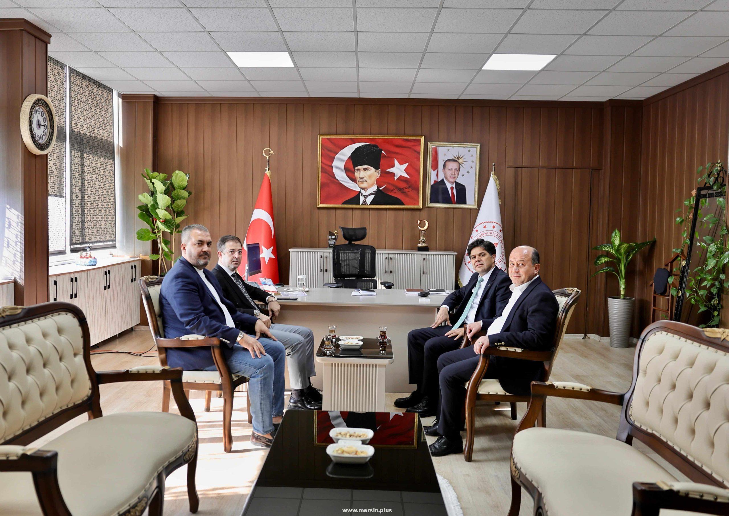 MHP Mersin Eski İl Başkanı Serdar Soydan’dan Özdemirci’ye Nezaket Ziyareti