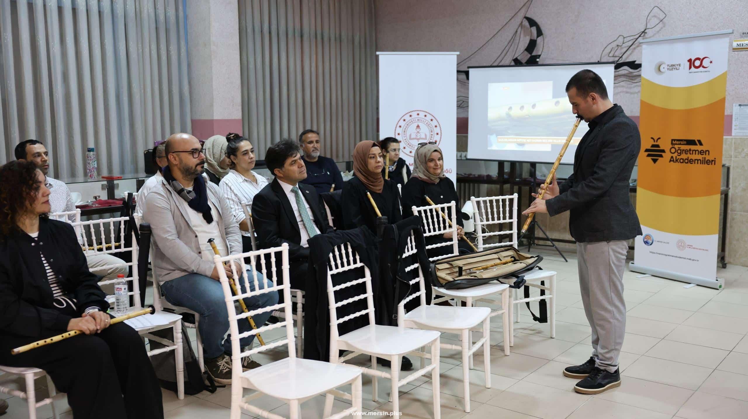 Muhammed Özdemirci, Ney Atölyesinde Öğretmenlerle Buluştu