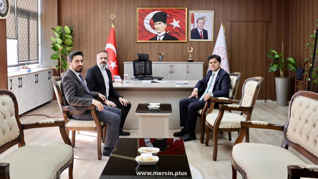 Mustafa Yalınız ve Fatih Doğru'dan Muhammed Özdemirci'ye Yeni Görev Ziyareti