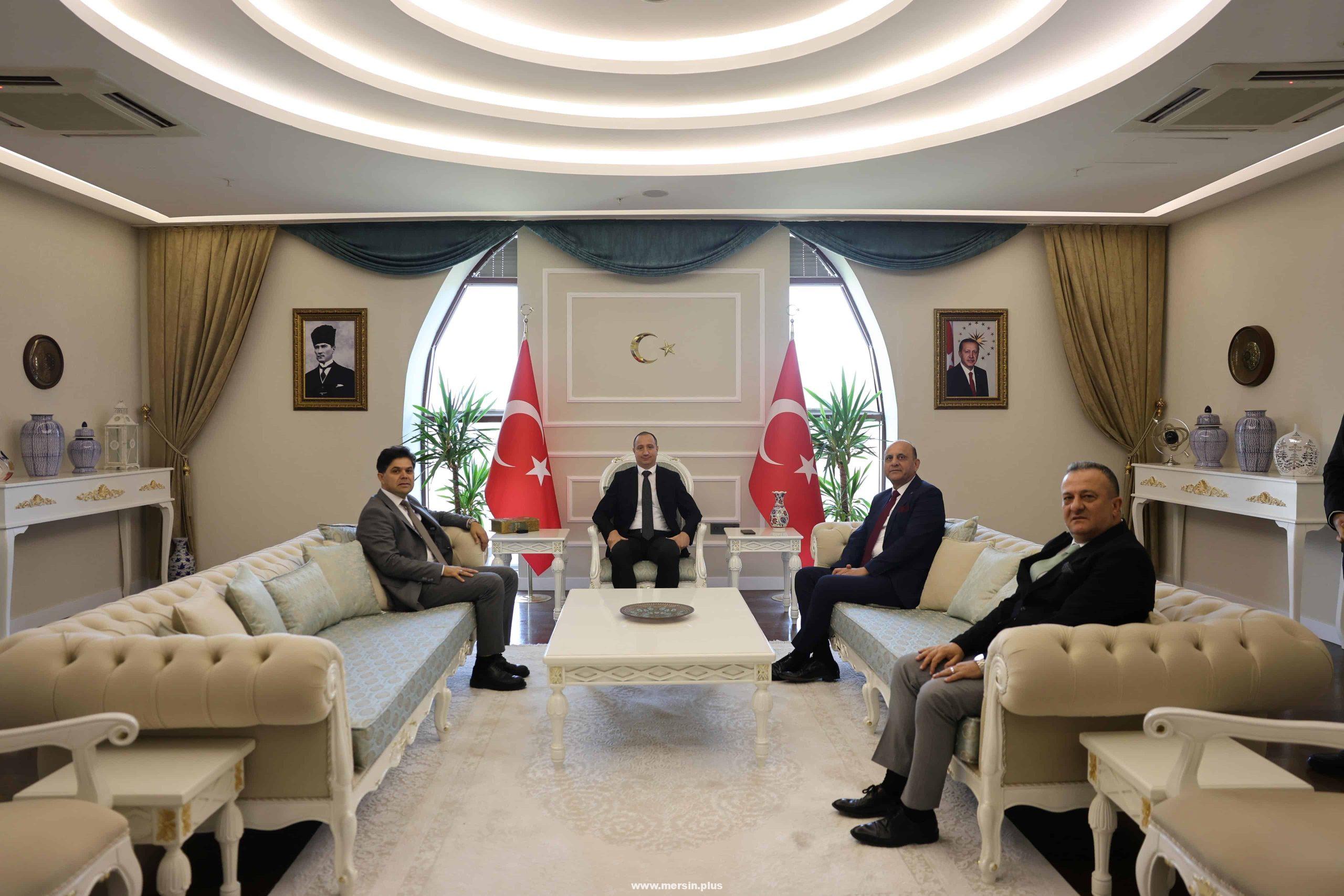 Tarsus’ta Eğitim Çalışmaları Görüşüldü: Özdemirci, Kaymakam Akyüz İle Bir Araya Geldi