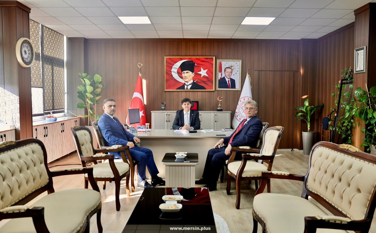 Türk Hava Kurumu Mersin Şubesi ile İl Millî Eğitim Müdürlüğü Arasında İş Birliği Görüşmesi