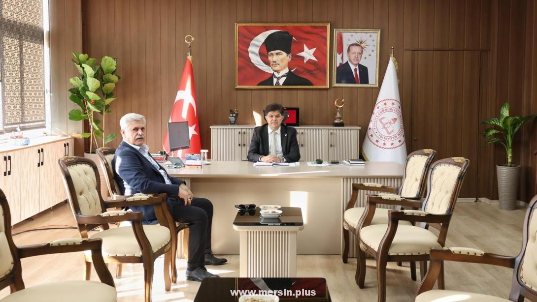 Yeni İl Millî Eğitim Müdürü Muhammed Özdemirci’ye AK Parti’nin Eski İl Başkanı Ali Kılıç’tan Ziyaret