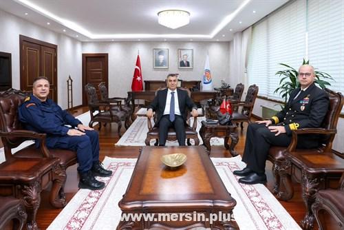 Mersin’de Deniz Güvenliği ve İş Birliği: Vali Toros, Sahil Güvenlik Heyetini Ağırladı