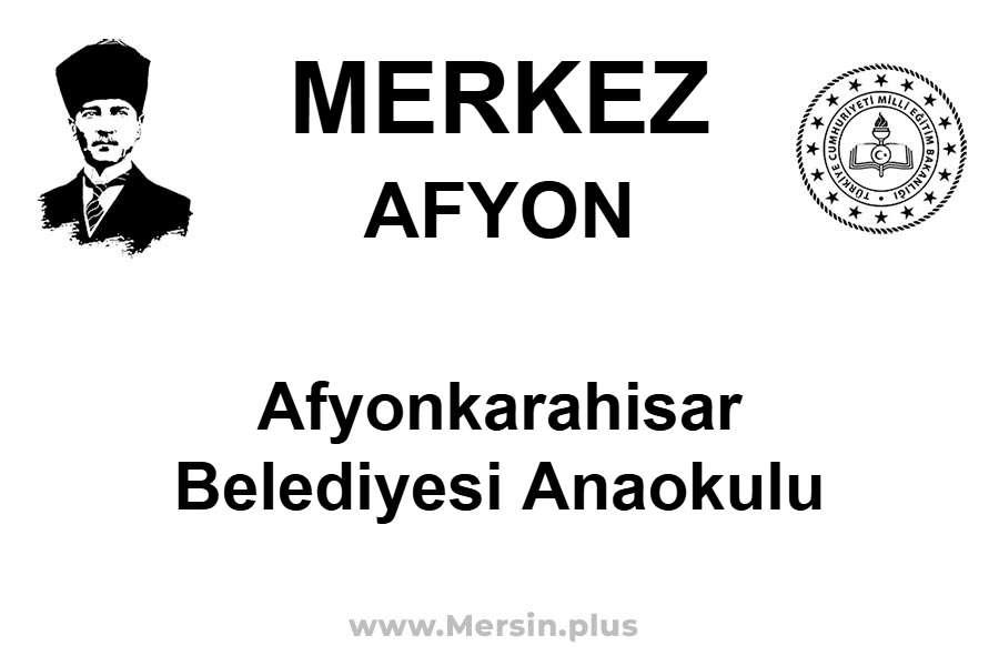 Afyonkarahisar Belediyesi Anaokulu - MERKEZ / AFYON