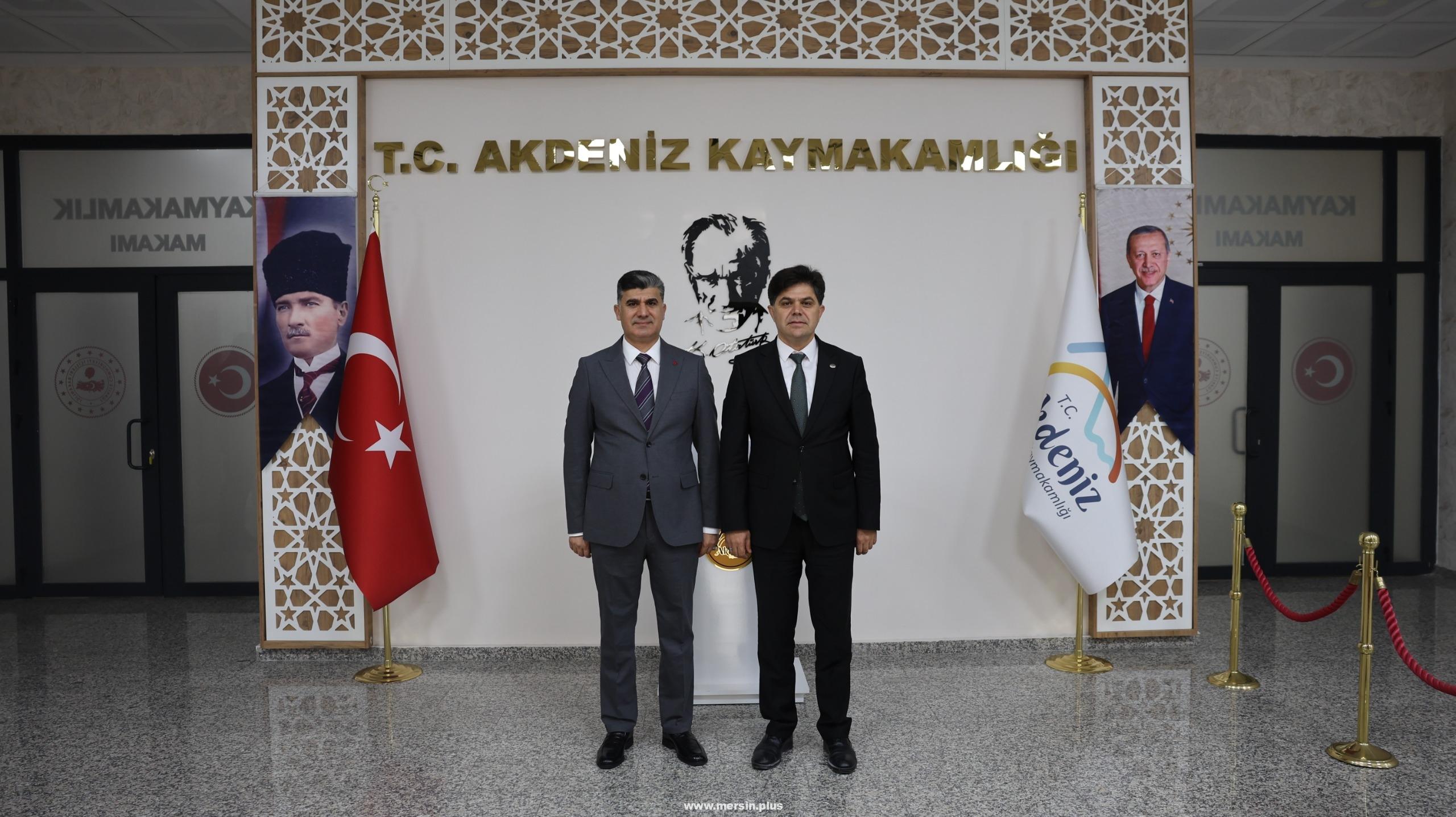 Akdeniz Kaymakamı Zeyit Şener ile Eğitim Değerlendirme Toplantısı