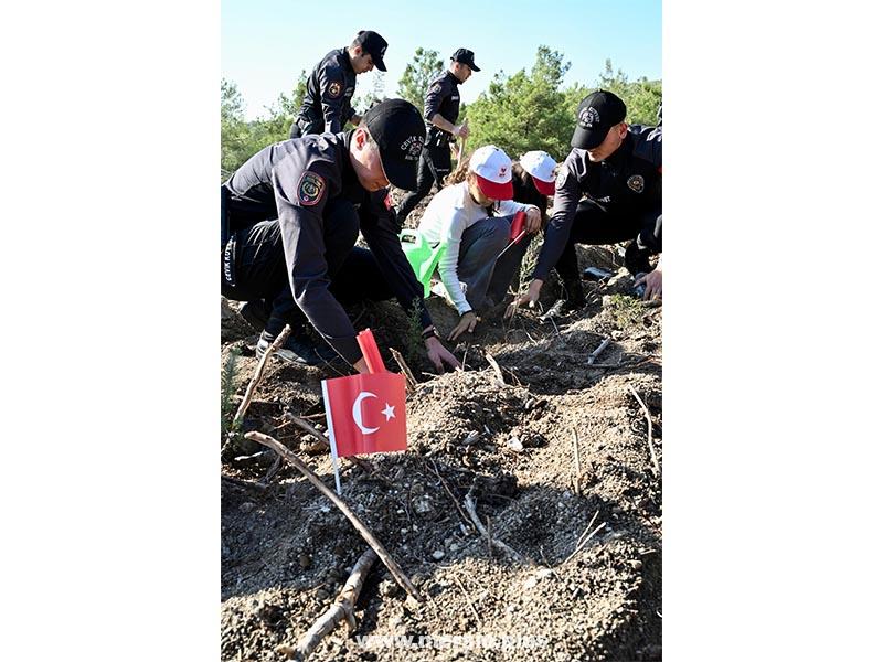 "Şehitlerin Hatırasına Mersin’de 430 Nefes: Fidan Dikim Etkinliği"