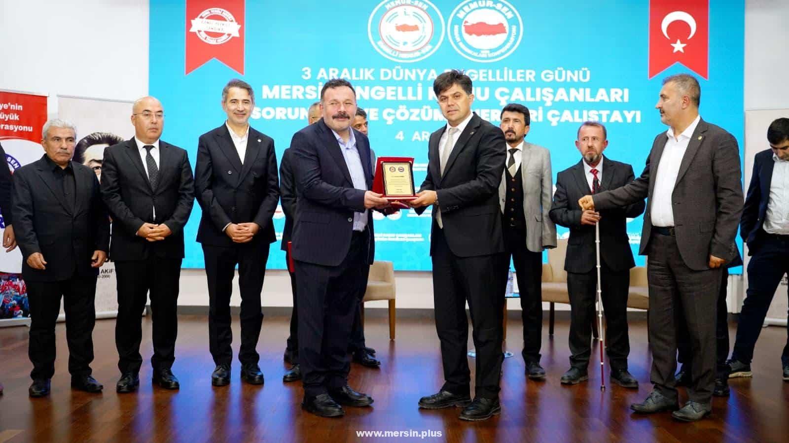 Engelli Kamu Çalışanları Sorunları Mersin’de Düzenlenen Çalıştayda Masaya Yatırıldı