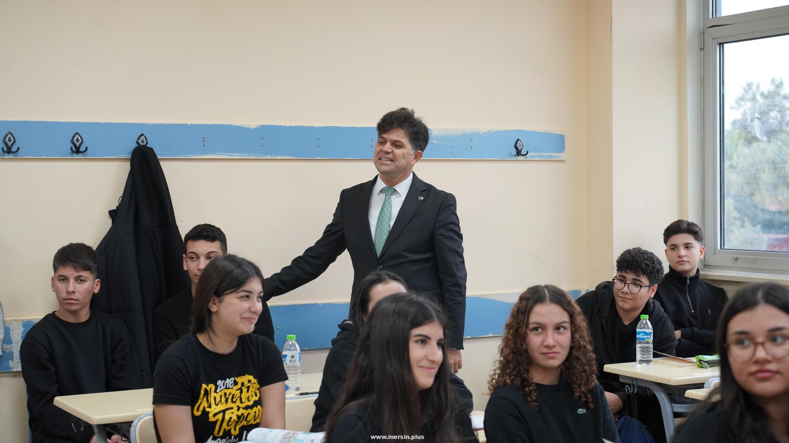 İl Millî Eğitim Müdürü Özdemirci'den Mezitli'de Eğitime Yakın Takip