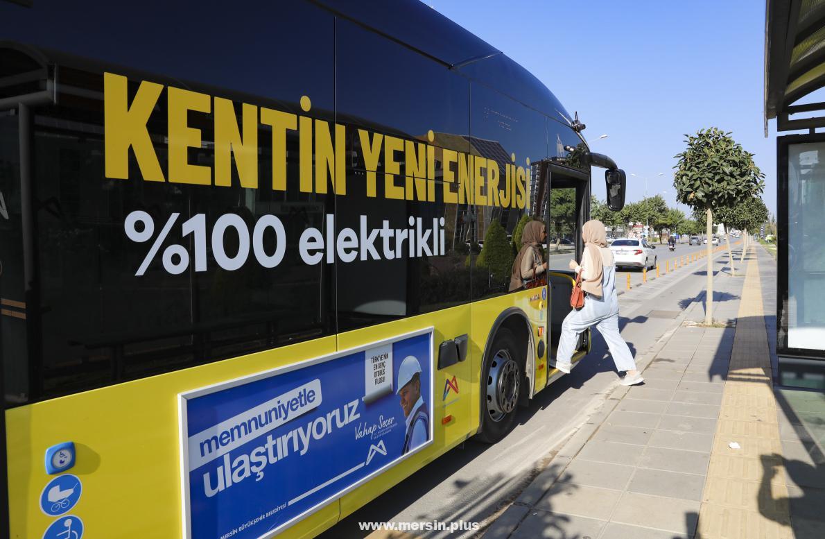 Mersin Büyükşehir Elektrikli Otobüs Atağı: 18 Yeni Çevreci Araç Hizmete Girdi