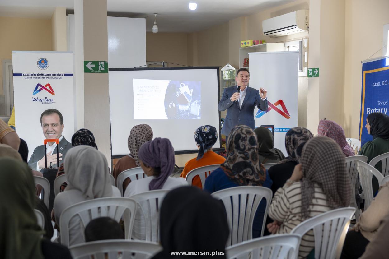 Rotary İş Birliği ve Büyükşehir Kadınlara Çok Yönlü Eğitim Desteği Sağladı