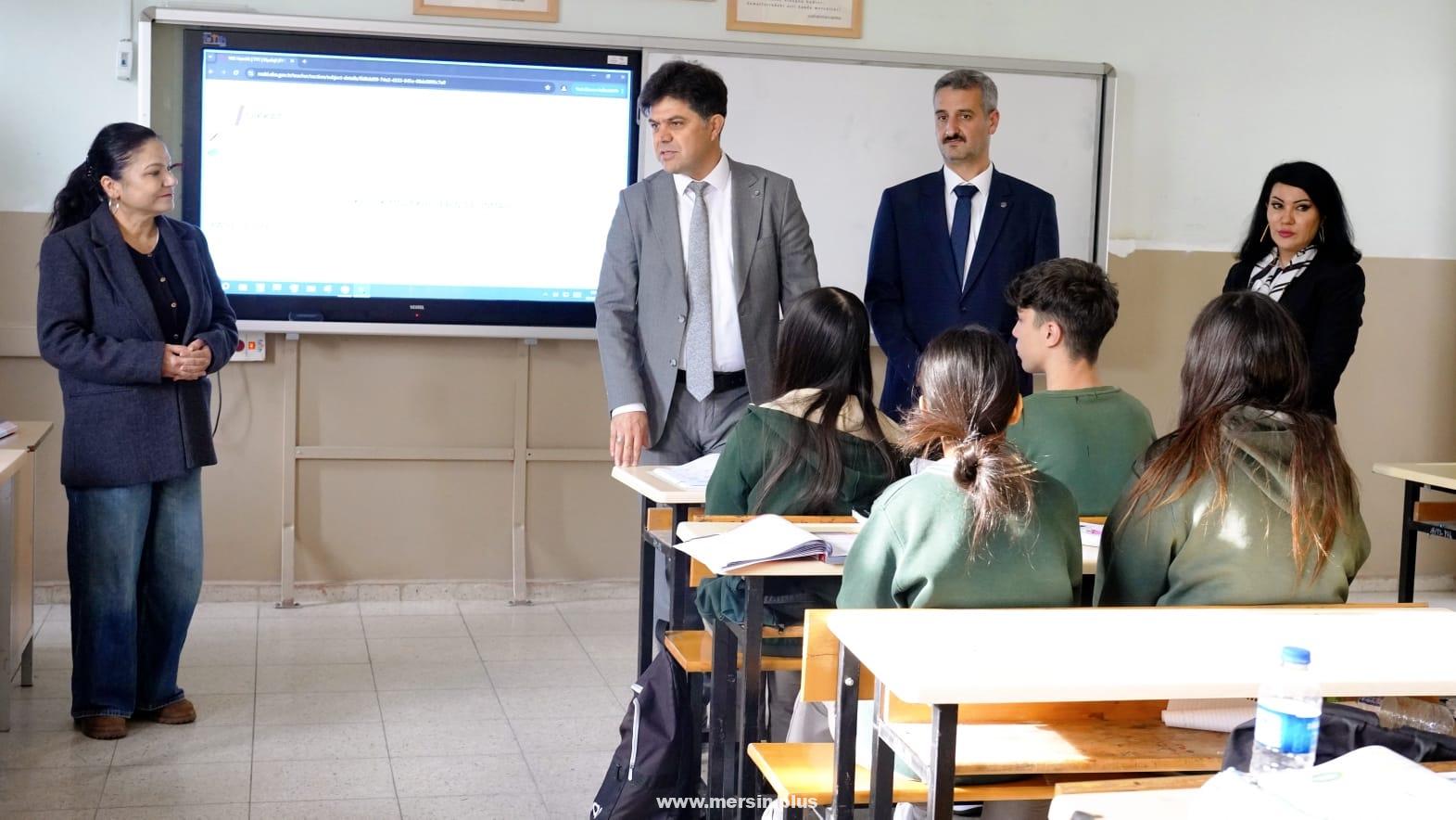 Ziyaret Programında İl Millî Eğitim Müdürü Muhammed Özdemirci Toroslar’daki Okulları İnceledi