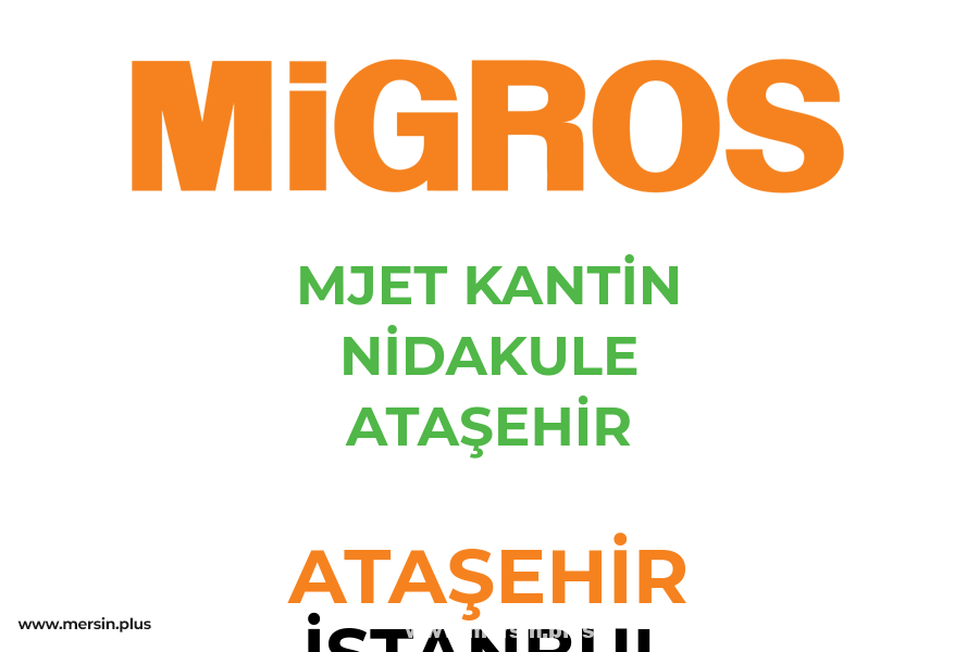MJET KANTİN NİDAKULE ATAŞEHİR - ATAŞEHİR / İSTANBUL Migros Şubesi