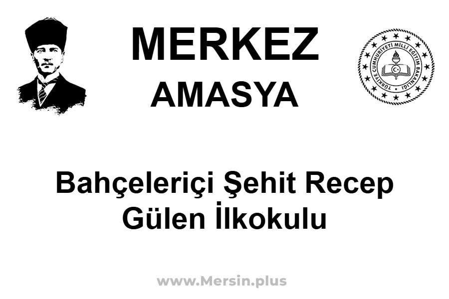 Bahçeleriçi Şehit Recep Gülen İlkokulu - MERKEZ / AMASYA