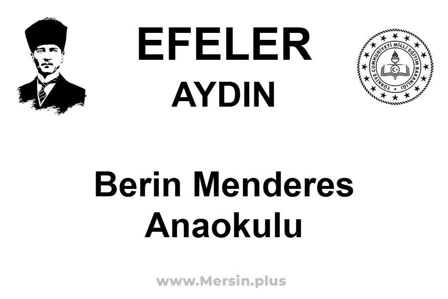Berin Menderes Anaokulu - EFELER / AYDIN