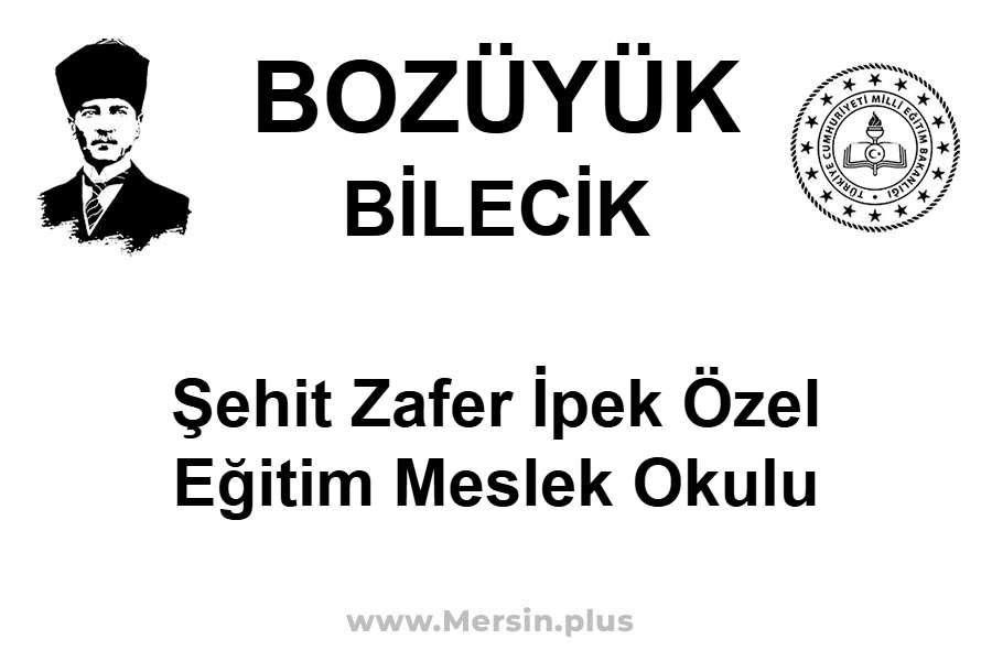Şehit Zafer İpek Özel Eğitim Meslek Okulu - BOZÜYÜK / BİLECİK