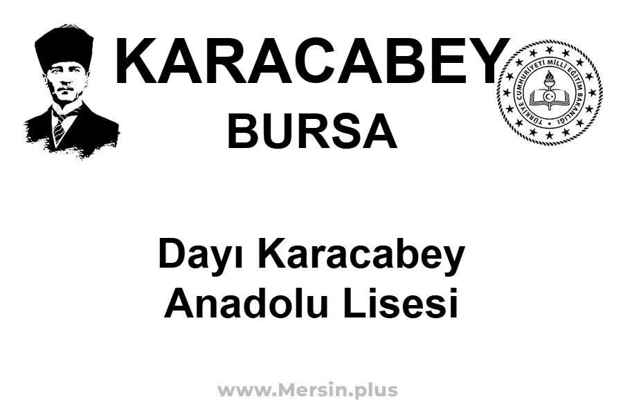 Dayı Karacabey Anadolu Lisesi - KARACABEY / BURSA