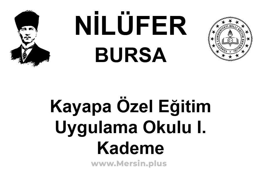 Kayapa Özel Eğitim Uygulama Okulu I. Kademe - NİLÜFER / BURSA
