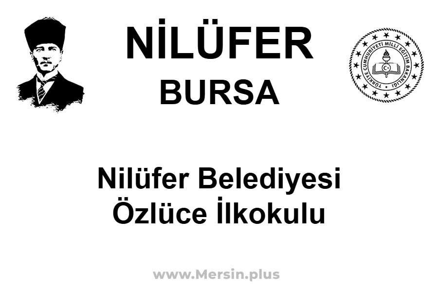 Nilüfer Belediyesi Özlüce İlkokulu - NİLÜFER / BURSA