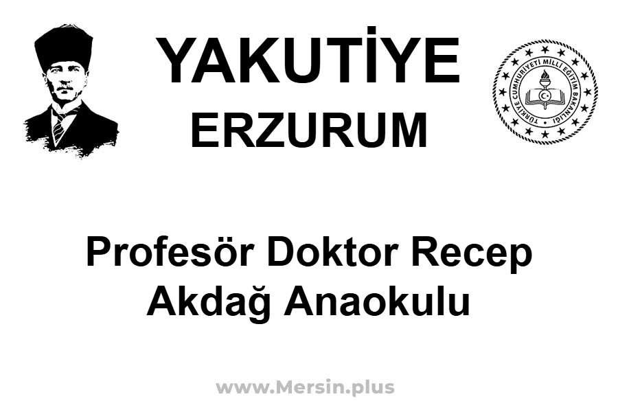 Profesör Doktor Recep Akdağ Anaokulu - YAKUTİYE / ERZURUM