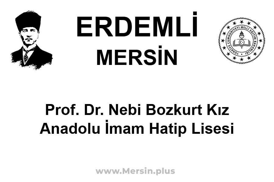 Prof. Dr. Nebi Bozkurt Kız Anadolu İmam Hatip Lisesi - ERDEMLİ / MERSİN