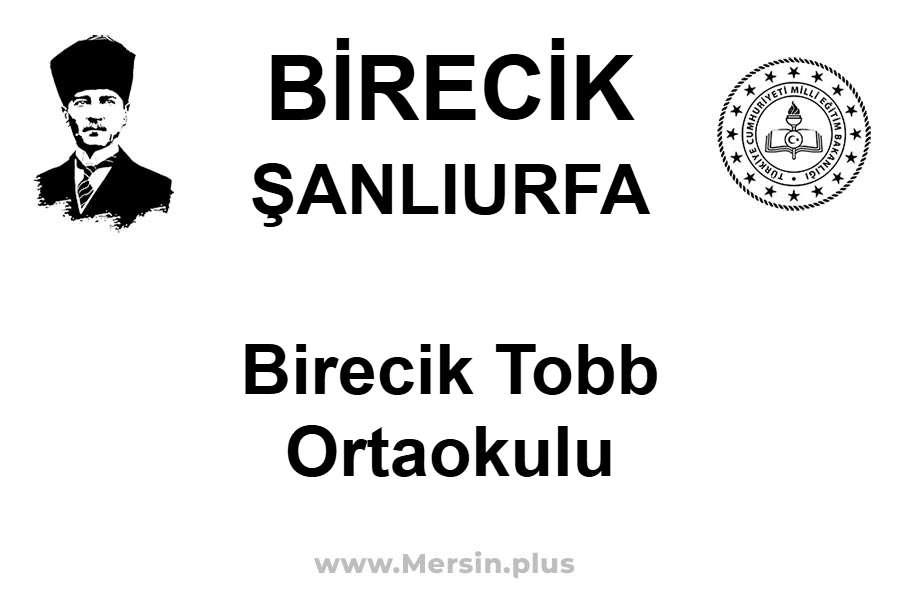 Birecik TOBB Ortaokulu - BİRECİK / ŞANLIURFA