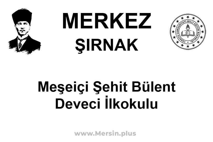 Meşeiçi Şehit Bülent Deveci İlkokulu - MERKEZ / ŞIRNAK