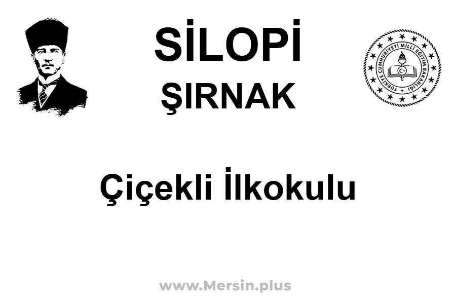 Çiçekli İlkokulu - SİLOPİ / ŞIRNAK