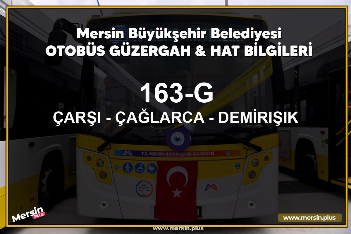Mersin 163-G | ÇARŞI - ÇAĞLARCA - DEMİRIŞIK | Belediye Otobüsü Güzergah Hat Bilgileri