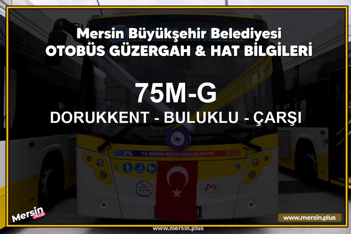 Mersin 75M-G | DORUKKENT - BULUKLU - ÇARŞI | Belediye Otobüsü Güzergah Hat Bilgileri
